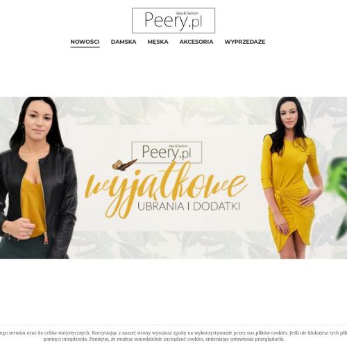 Bluzki z falbankami, spodnie woskowane i sukienki glam