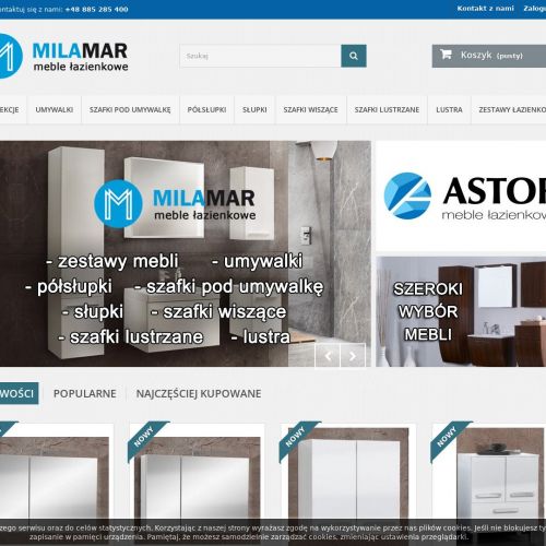 Szafka wisząca pod umywalkę 80 cm i 60cm