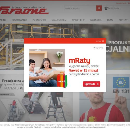 Drabiny wielofunkcyjne i podesty robocze