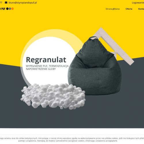 Granulat i regranulat styropianowy