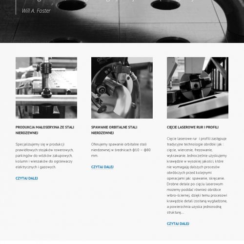 Laserowe cięcie rur - Żmigród