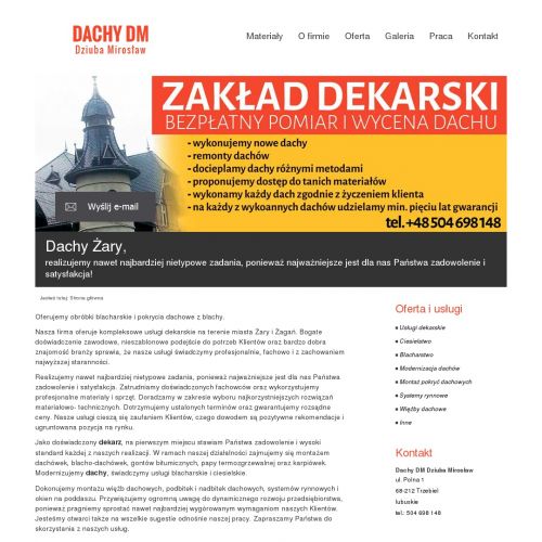 Usługi firmy budowlanej - Żagań