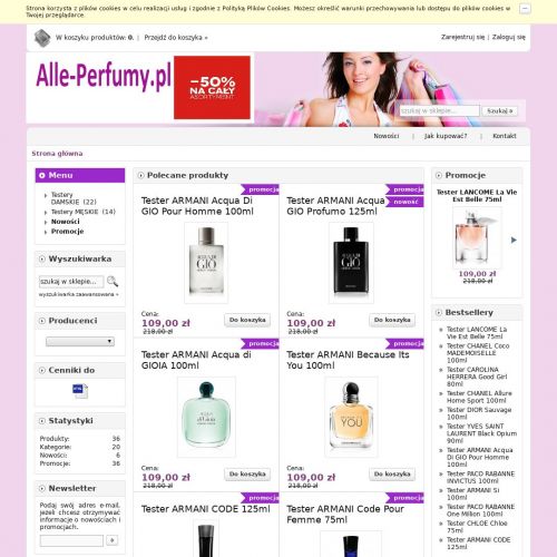 Markowe perfumy online