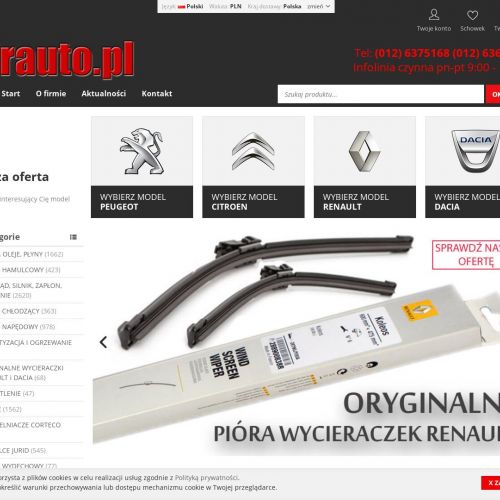 Części do samochodów francuskich