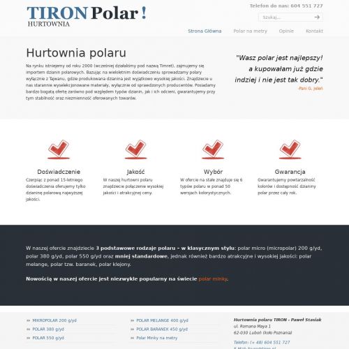 Polar na bele oraz na metry