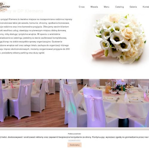 Sala weselna dla Klientów z Węgierskiej Górki