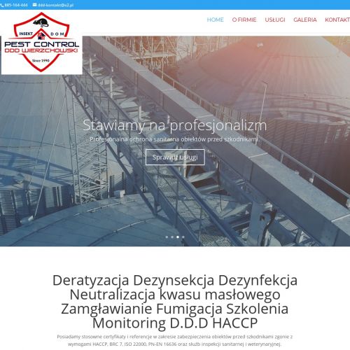 Zwalczanie szkodników dla Klientów z Grójca