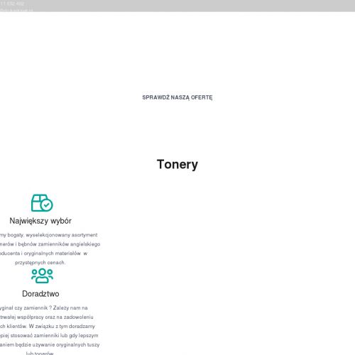 Serwis kserokopiarek lub drukarek