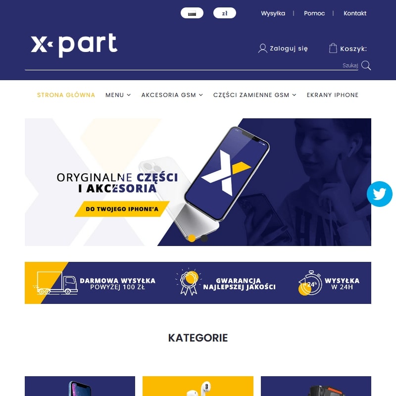 Oryginalne wyświetlacze Huawei P Smart