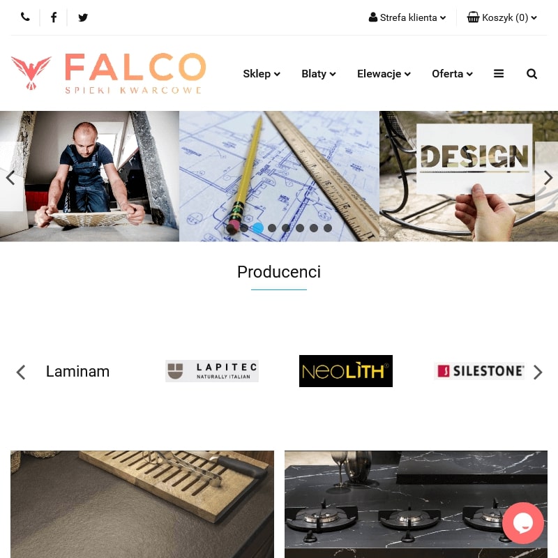 Spieki kwarcowe do łazienki