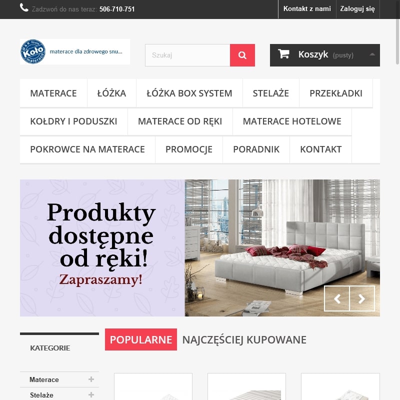 Materac dla dziecka 90x200