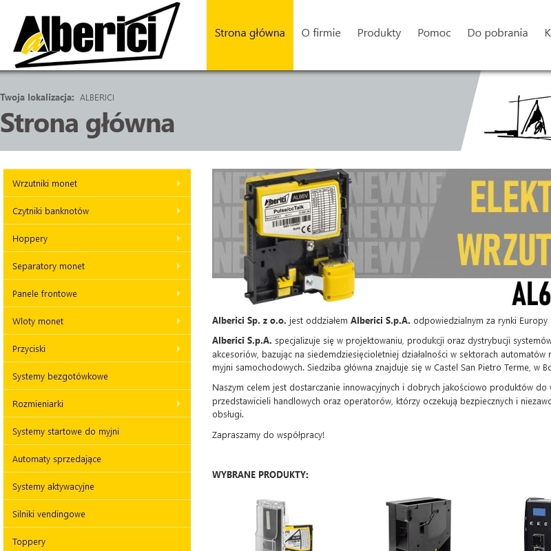 Automaty wrzutowe i rozmieniarki do monet