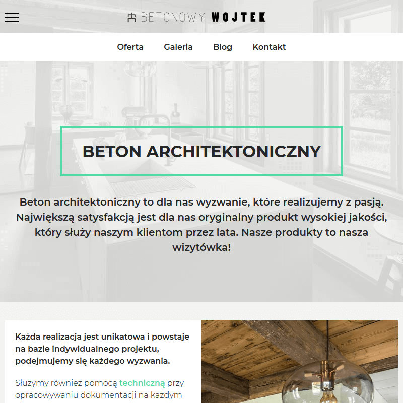 Schody z betonu architektonicznego - Warszawa