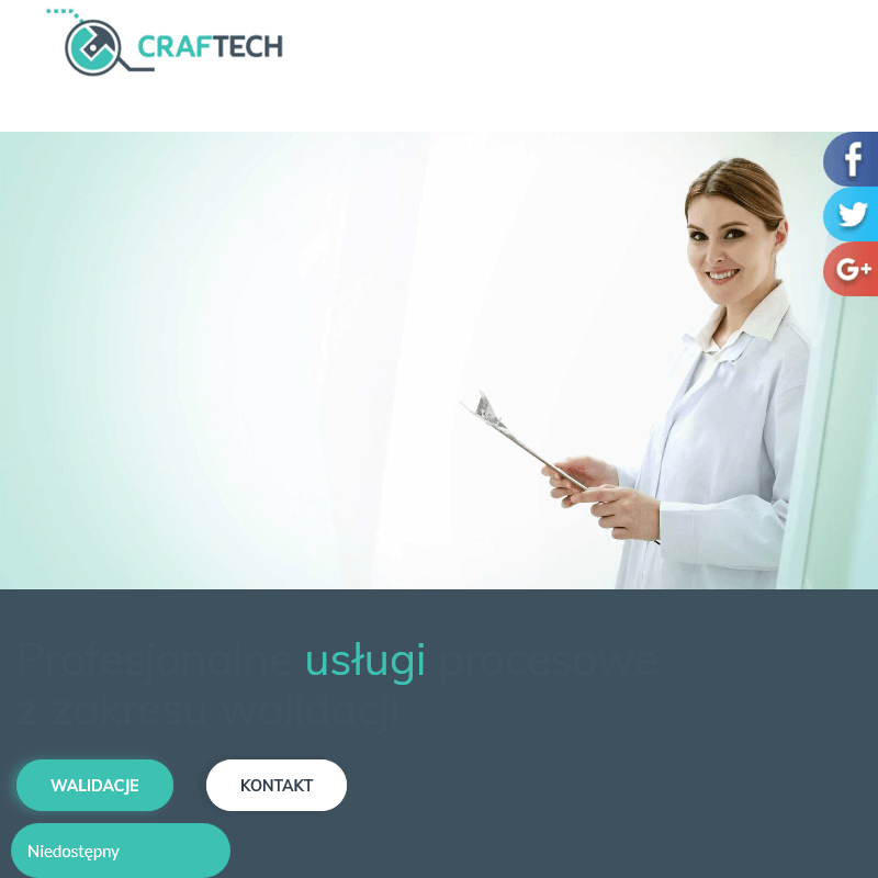 Opracowanie głównego planu walidacji