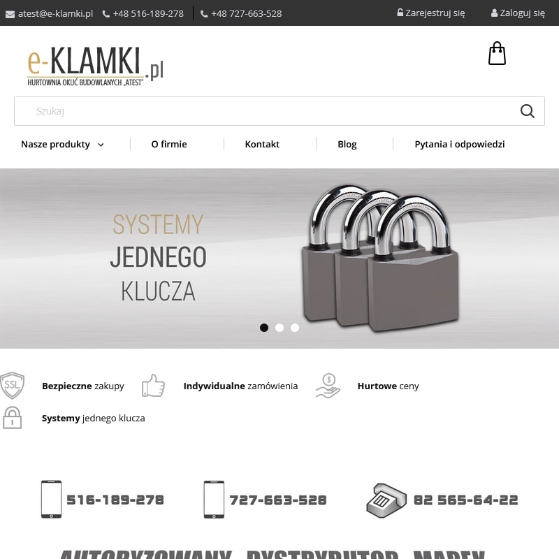 Wkładki antywłamaniowe oraz systemowe
