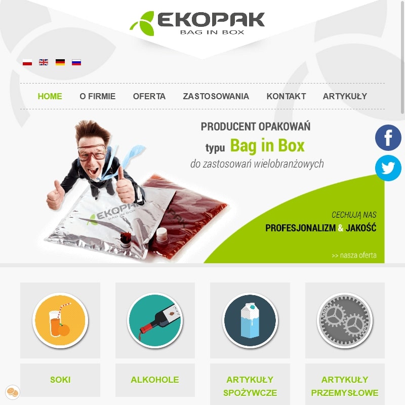 Worki na sok 3 i 5 l