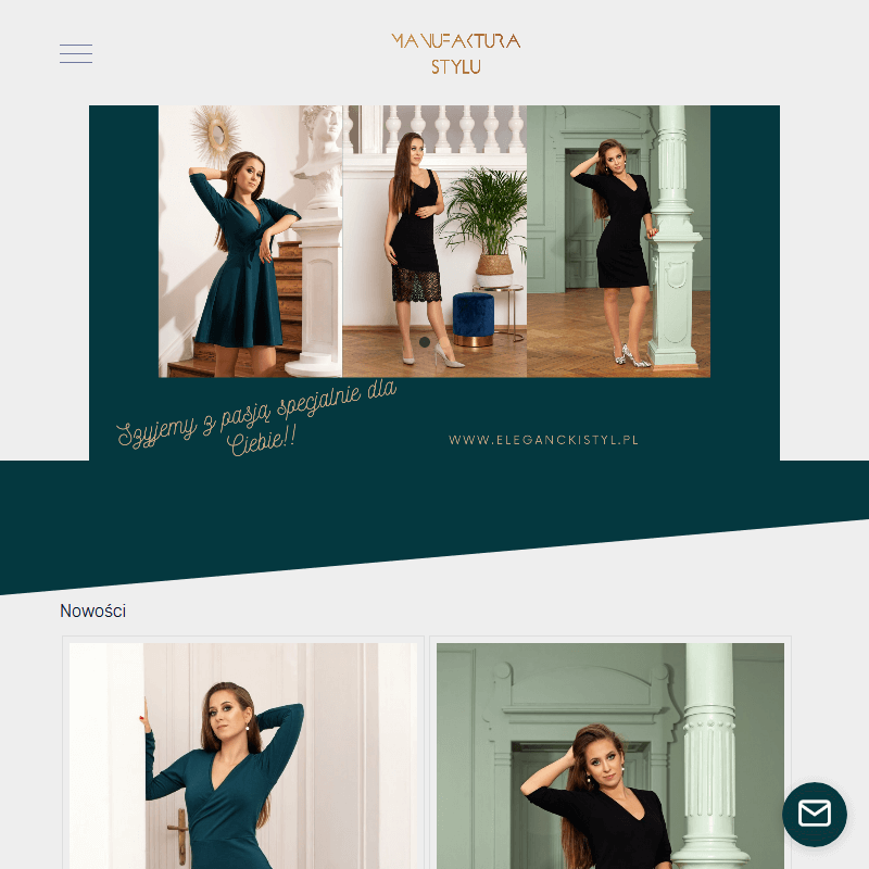 Sukienki koktajlowe w kolorze butelkowej zieleni