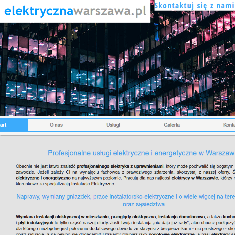Montaż oświetlenia - Warszawa
