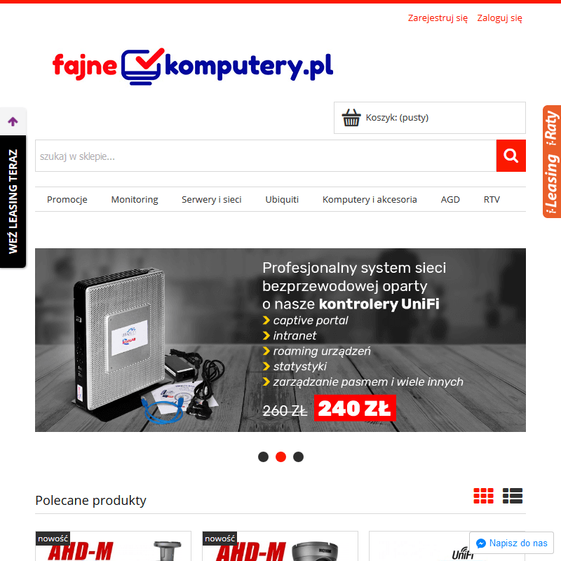 Rejestratorów kamer HD i zestawów VOIP