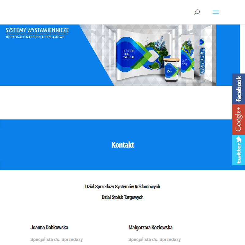 Stoiska reklamowe dla firm