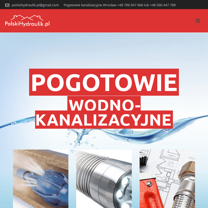 Ciśnieniowe udrażnianie rur - Wrocław