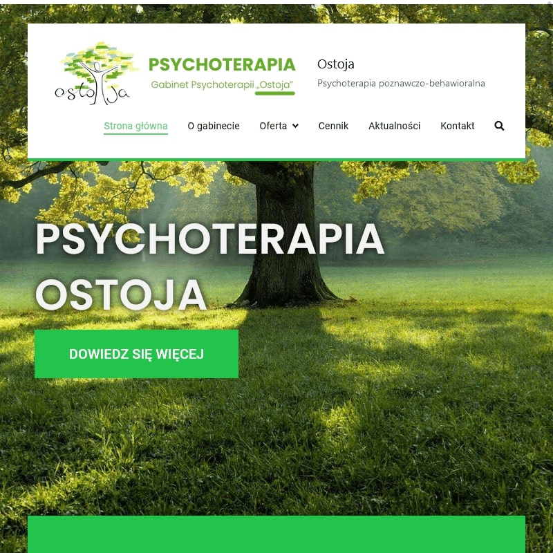 Psychoterapia w Warszawie