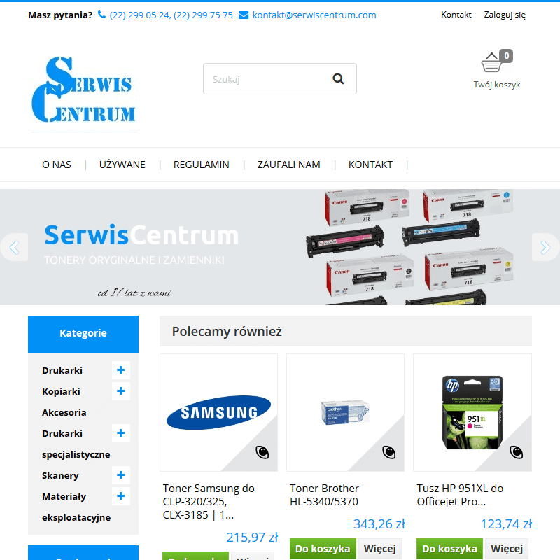 Serwis drukarek Samsung - Warszawa Centrum
