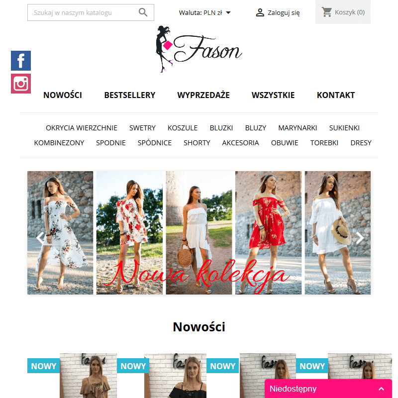 Spódnica kwiaty falbany