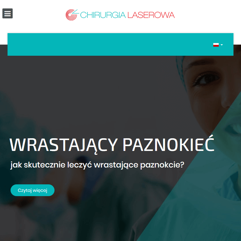 Leczeniu wrastających paznokci u stóp