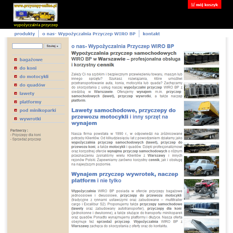 Sprzedaż przyczep